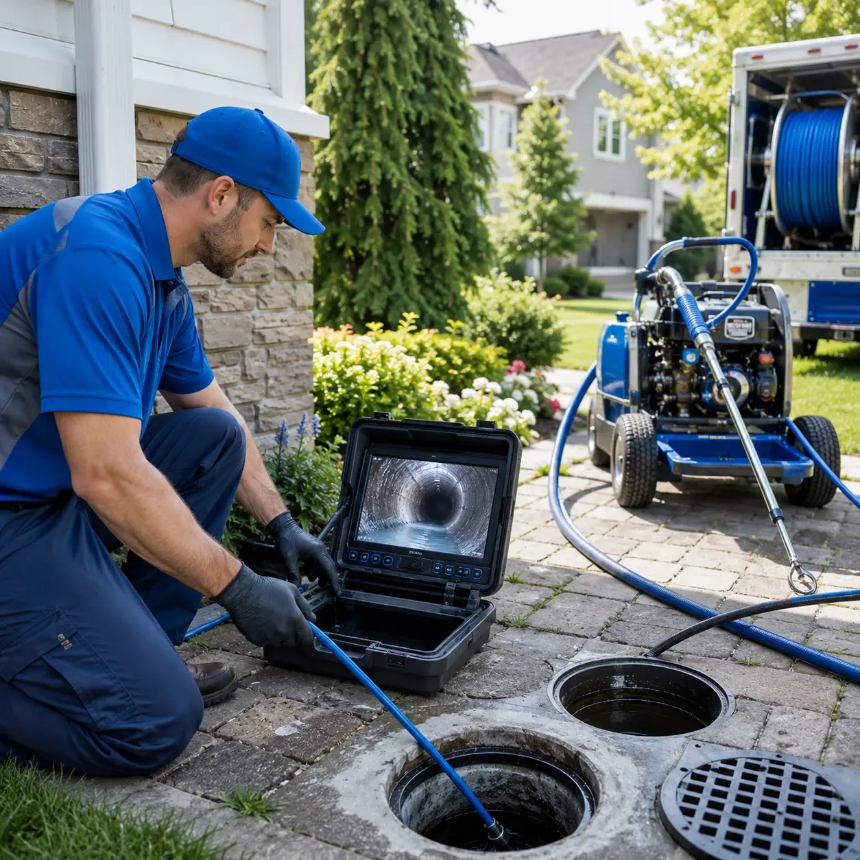 Outdoor drain cleaning professionals serving Fulton, MS